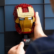 新低！LEGO乐高 超级英雄系列 钢铁侠头盔 76165
