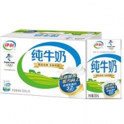 PLUS会员：yili 伊利 纯牛奶 250ml*16盒/箱 *4件