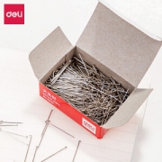 凑单品：deli 得力 2#24mm大头针直别针 裁剪定位针 50克/盒