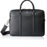 意大利产！BOSS Hugo Boss 雨果·博斯 Signature_S 男士真皮公文包50390902 到手约￥2174.67