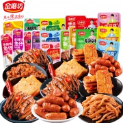 PLUS会员：金磨坊 卤味零食大礼包 40包*2件