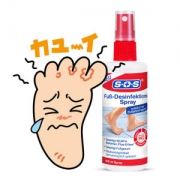 德国原装进口 SOS 足部抑菌除味喷雾 100ml 去鞋臭脚气