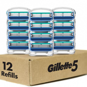 销量第一！Gillette 吉列 锋隐5 剃须刀头 12件装  直邮含税到手约￥113.6