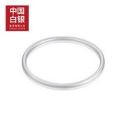 中国白银集团 999千足银 女士磨砂纯银手镯 20g