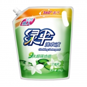 88VIP：绿伞 洗衣液 护色 深层洁净 2KG*10件