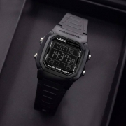 CASIO 卡西欧 W-800H-1BVDF-JX1 男士石英手表