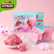 聚划算百亿补贴：三只松鼠  樱花曲奇 85gx3袋