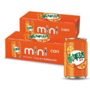 plus会员、限地区：美年达  Mirinda 橙味汽水 200ml*20听 *2件