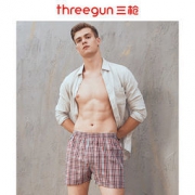 三枪 男士 100%新疆棉 阿罗裤 4条