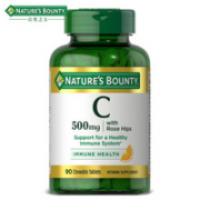 提高免疫力！NATURE'S BOUNTY 自然之宝 维生素C咀嚼片 90片*2瓶