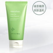 清爽不绷紧！innisfree 悦诗风吟 绿茶精萃保湿洁面膏 150ml*2件
