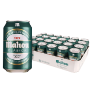 PLUS会员：马傲（mahou） 拉格啤酒 330ml*24罐