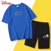 Disney 迪士尼 男童短袖短裤套装  110-160CM
