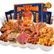 聚划算百亿补贴：Be&Cheery 百草味 全肉零食大礼包 1712g