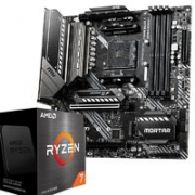 MSI 微星  B550M MORTAR 迫击炮 主板 搭  AMD 锐龙 Ryzen 7 5800X 板U套装