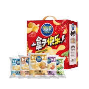 可比克 纯切薯片 多口味组合40g*15包