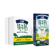 88VIP：Lacheer 兰雀 高钙脱脂纯牛奶 200ml*24盒 *3件