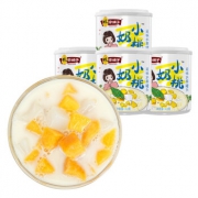 京喜APP：林家铺子 酸奶黄桃罐头 312g*3罐
