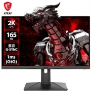 16日0点、PLUS会员：MSI 微星 G273QPF 27英寸显示器（2560×1440、165Hz、125%sRGB）