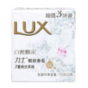 有券的上、PLUS会员！LUX 力士 靓肤香皂 115g*3块