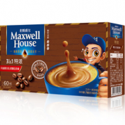 PLUS会员！Maxwell House 麦斯威尔 特浓速溶咖啡 60条 780g 26.9元（需买3件，共80.7元）