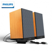 某东PLUS会员！PHILIPS 飞利浦 SPA36W 桌面式多媒体音箱 木纹色