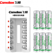 3组独立通道！Camelion 飞狮 BC-1041 6槽充电套装