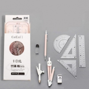 琴琴/圆规尺子套装学生可爱韩版