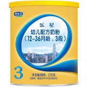 天猫U先：君乐宝 乐星3段 幼儿配方奶粉 270g*1罐