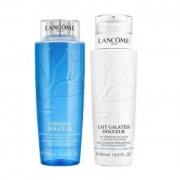 61开门红：88VIP：LANCOME 兰蔻 护肤套装 清滢洁面卸妆乳400ml+蓝水400ml