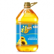 京喜APP：福临门 食用油 葵花籽清香食用植物调和油5L
