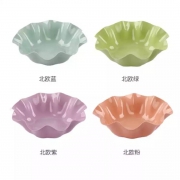 京东极速版：铁群岛 北欧花边果盘 4个装