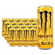 Coca-Cola 可口可乐 Monster 魔爪 龙之金 能量风味饮料 310ml*24罐*2件
