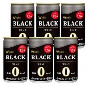 ITOEN 伊藤园 W coffee 无糖黑咖啡 165g*6瓶*4件