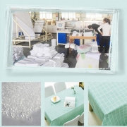 桌布防水防烫防油免洗PEVA塑料餐桌垫