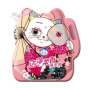 有效去污！Whitecat 白猫 洁净柔香洗衣液 桃花版 2.5kg