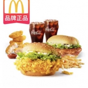 聚划算百亿补贴：麦当劳 经典麦辣汉堡双人餐 单次券