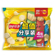 Lay's 乐事 分享装（原味+黄瓜味+烧烤味+红烩味）70克*4包