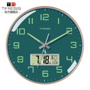 TIMESS 夜光中国码电波表 日期温度显示 自动对时分秒不差