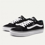 16日0点：Vans 范斯 黑白潮流侧边条纹 低帮运动鞋