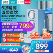 云米 小蓝调 可直饮RO反渗透净水器 600G大通量 app联动