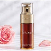 百亿补贴：娇韵诗CLARINS 黄金双萃精华50ml礼盒（内赠双萃同款20ml+精华水50ml+化妆包+礼盒礼袋） 滋润紧致年货送礼