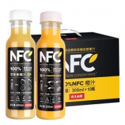 农夫山泉 100%NFC 鲜果冷压榨 纯果汁 300ml*2瓶