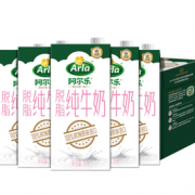 Arla 爱氏晨曦 脱脂纯牛奶 1L*6盒