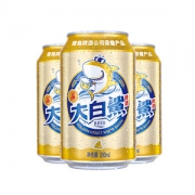 青岛啤酒 大白鲨啤酒9度330ml*24罐