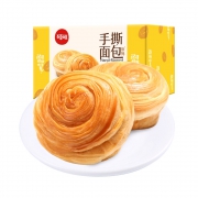 18日0点:百草味 全麦 手撕面包1kg整箱*2