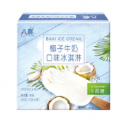 BAXY 八喜 冰淇淋 0蔗糖 椰子牛奶棒 70g*5