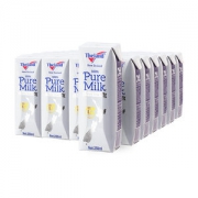 新西兰原装进口 纽仕兰 4.0g乳蛋白全脂纯牛奶 250ml*16盒