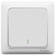 优质铜件！Schneider Electric 施耐德电气 睿意系列 一开单控 按钮开关