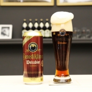 德国进口 Benedikeiner 百帝王 小麦黑啤酒 500mlx24听